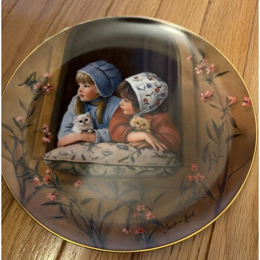 Sunday‎ Best by Sandra Kuck Days Gone By 1983 Collectors Plate Ltd Ed #1324BJ 1